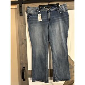 Seven 7 NWT Bootcut Jeans 24 Light Wash Stretch Plus Lane Bryant Limited Edition